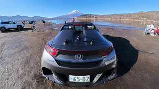 an early morning romp around Mt Fuji from Lake Yamanaka