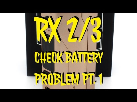 Wismec RX 2/3 Check Battery Problem Pt. 1