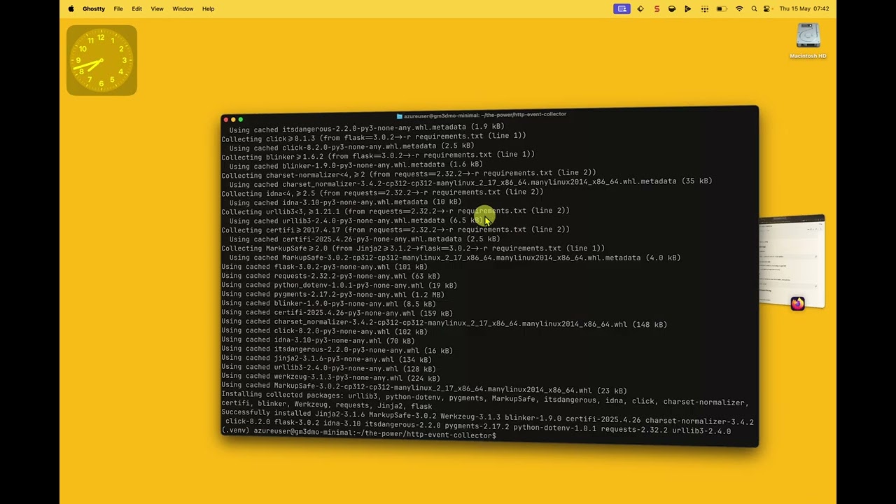Setup HTTP Event Collector for GitHub Audit Log Stream