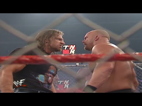 Stone Cold Vs The Rock WWF Championship Steel Cage Match Part 2