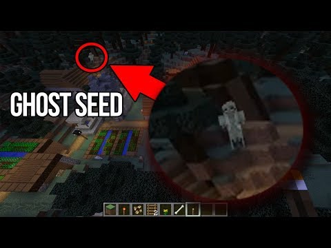 Is there really a GHOST on this HAUNTED Minecraft Seed? (Scary Minecraft Video)