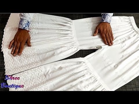 Sharara full cutting and stitching with easy tips || Make Sharara Step By Step with Full Tutorial