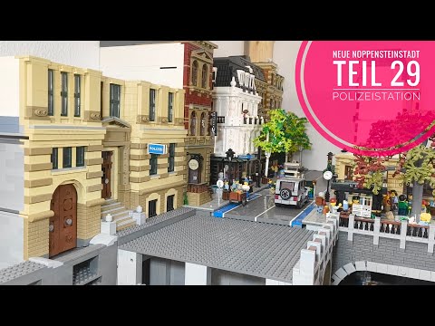 Neue Noppensteinstadt - Teil 29 Polizeistation // BlueBrixx Lego