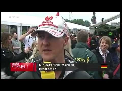 2011 GP von Kanada - Interview mit Michael Schumacher und Sebastian Vettel