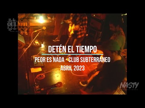 Detén el tiempo - Peor es Nada en vivo (Sacred Punk Vol. 1)
