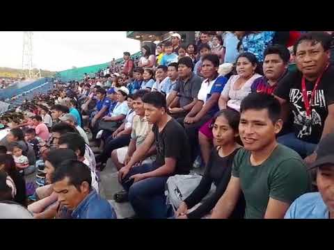 Evo Morales mira el partido Always Ready - Sao Paulo FC en la Copa Evo 2022 (Video: Evo Morales)