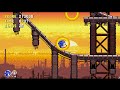 Sonic Triple Trouble 16 Bit Sunset Park Zone Act 1 Sonic Tails 1080 HD