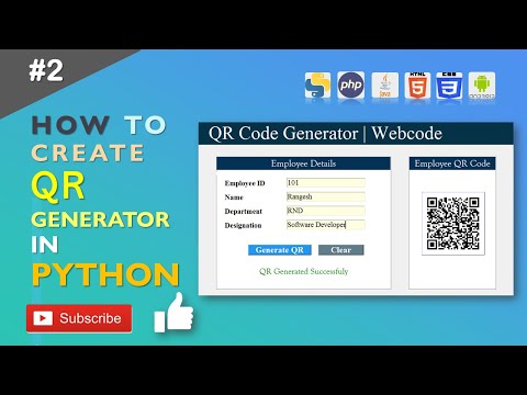 How To Create Qr Code Generator In Python Complete Gui Python Tutorial In Hindi Part2