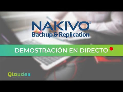 Demostración en directo de NAKIVO - Copias de seguridad para VMware