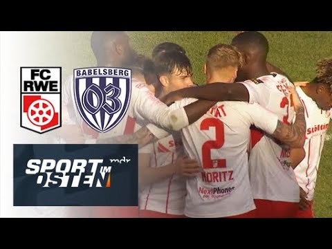 FC Rot-Weiß Erfurt ballert sich gegen SV Babelsberg an die Spitze | Sport im Osten | MDR