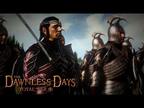 ELROND DEFENDS AGAINST A CORSAIR RAID! - Dawnless Days Total War Multiplayer Battle