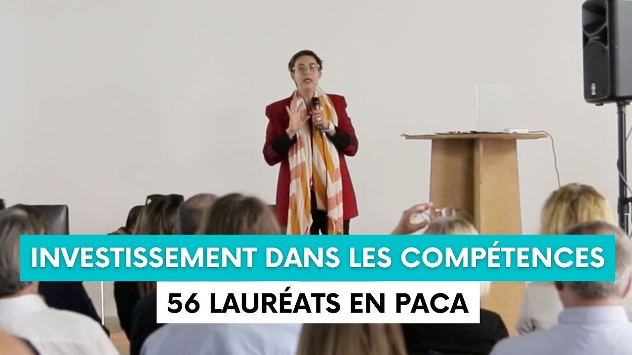 56 lauréats du Plan d’investissement dans les compétences en Provence-Alpes-Côte d'Azur