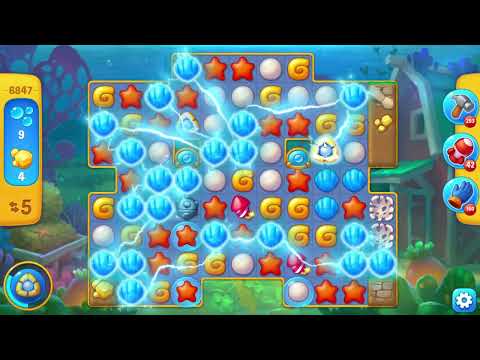 Fishdom 6847 Level - 20 moves - NO BooSTERS