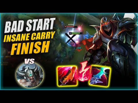 FANREN ZED - INSANE COMEBACK GAME | ZED MID VS TRYNDAMERE [FULL GAME]