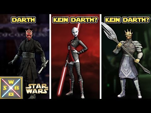 SWB Community: Warum ist Darth MAUL ein Darth und Ventress und Opress nicht? [News, Q&A]