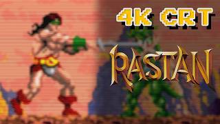 Rastan (Arcade / 1987) 4K CRT