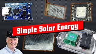 #383 Cheap and simple Solar Power for our small Projects (ESP32, ESP8266, Arduino)