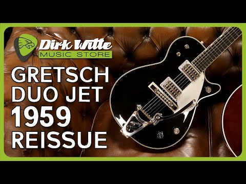 Gretsch G6128T-59 Vintage Select '59 Duo Jet with Bigsby 2018 - Present - Black image 11