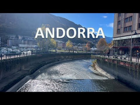 Walk ANDORRA 2023 | The richest country in the world | Walking Tour Andorra La Vella 4K