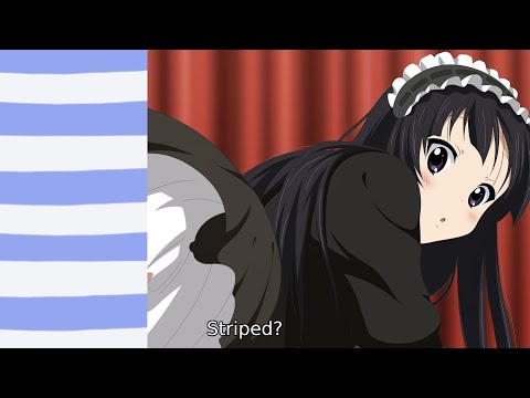 Striped Pantsu - Akiyama Mio