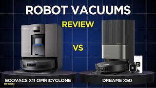 Ecovacs X11 Omni Cyclone vs Dreame X50 | Cleaning Power & Na