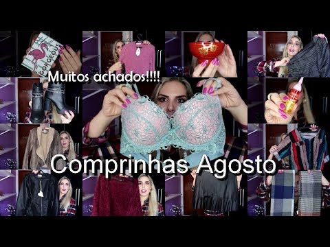 Comprinhas de Inverno - Agosto 2019 - Muitos achados BBB! - Por Daniela Castro