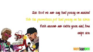 Chris Brown &amp; Young Thug - Trap Back (feat. Major Nine) [LYRIC VIDEO]