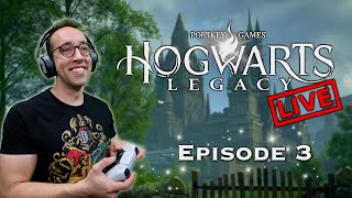 Non-Gamer Tries to Play Hogwarts Legacy | Buying a Wand and Battling a TROLL | Part 3