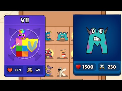 Merge Cube Number: Color Block 🌟🌟 VS 🌟🌟  Alphabet Merge: Maze Puzzle