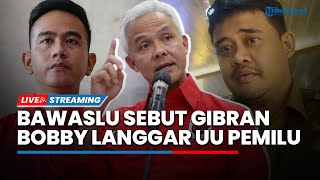 Gibran & Bobby  Langgar UU Pemilu Buntut Video Pilih Ganjar, Akui Atas Perintah PDIP