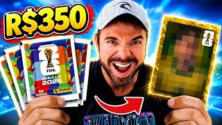 R$350 Reais tentando a sorte com figurinhas da copa!