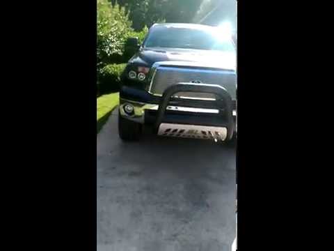 Toyota Tundra 4 inch Aries bull bar.