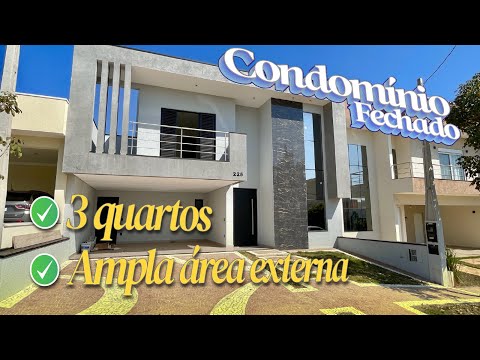 Sobrado Recém Construído no Condomínio Olívio Franceschini | Hortolândia/SP
