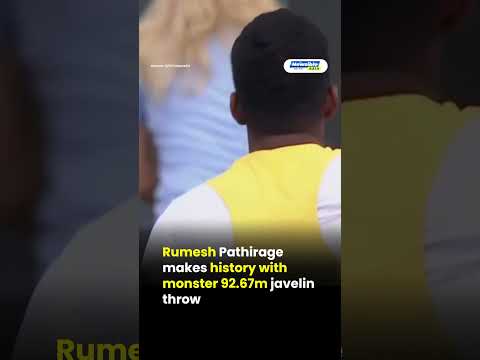 Rumesh Pathirage makes history with monster 92 67m javelin throw