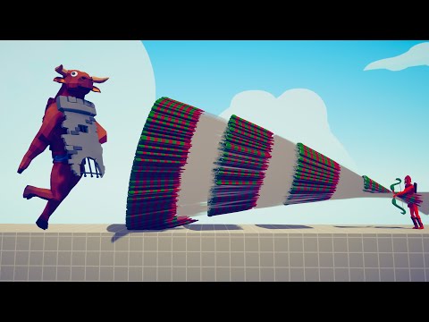 GIANT MINOTAUR vs EVERY GOD - Totally Accurate Battle Simulator TABS