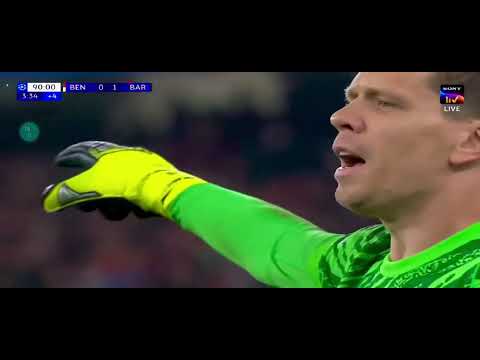 Szczesny Save vs Benfica |Szczesny Stunning Performance vs Benfica #barcelona #ucl #benfica