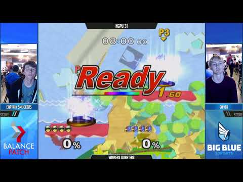 NGPU 31 SSBM - Captain Smuckers (C. Falcon) vs. GVS | Silver Alloy (Falco) - Melee WQF