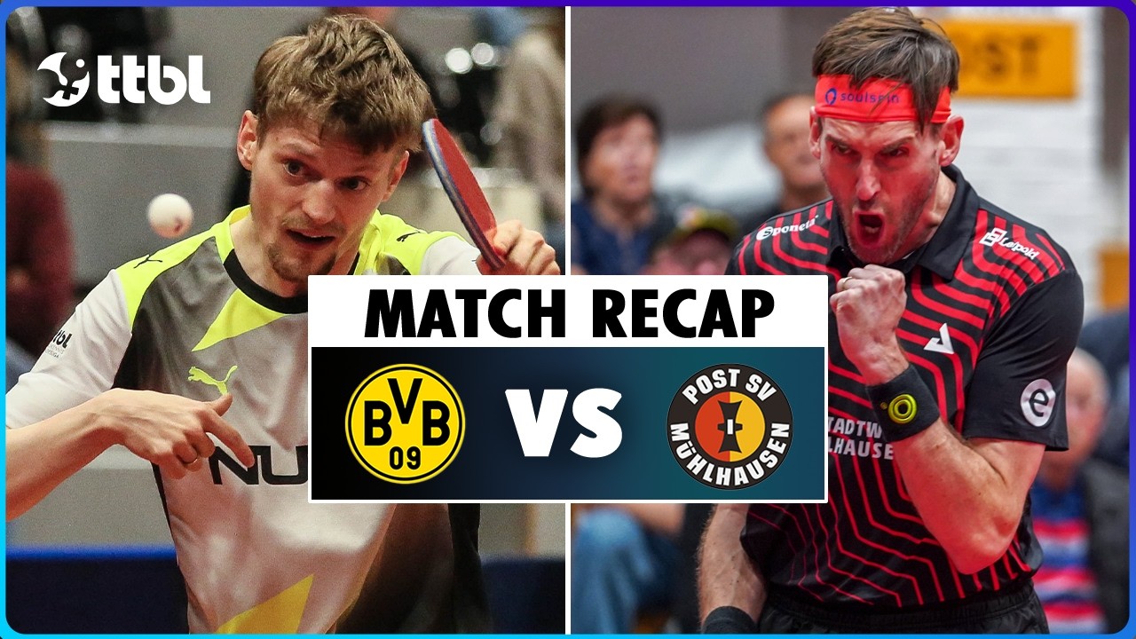 DORTMUND vs. MÜHLHAUSEN (Tischtennis Bundesliga Recap) | Matchday 22 | 2025/2026
