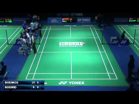 R16 - MD - M.Boe / C.Mogensen vs R.Bosch / K.Ridder - 2014 Swiss Badminton Open (F 4-2)