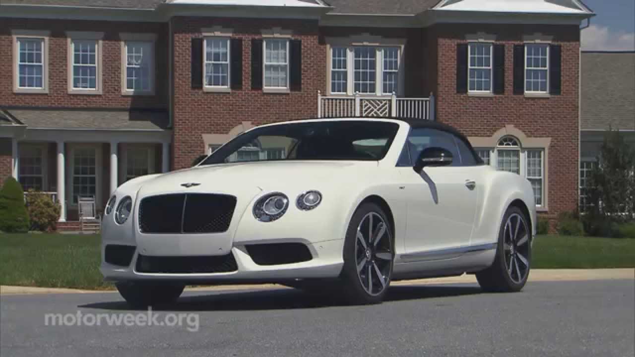 MotorWeek | Road Test: 2014 Bentley Continental GT V8 S