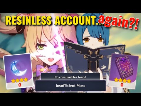 Building 4 Characters With NO Mora, NO XP, NO Resin (again?!)