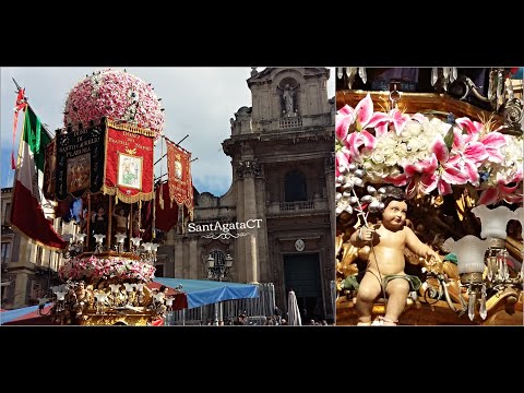 Candelora Cereo Pescivendoli - Piazza Carlo Alberto 01/02/2017 Catania