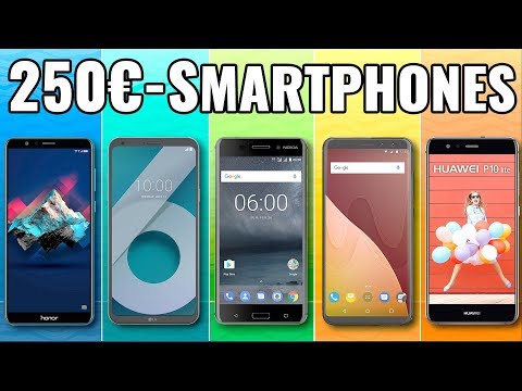 Die besten Smartphones UNTER 250 EURO!