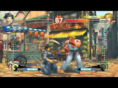 Tanmomo3 (Makoto) vs Michael Tan (Ken) - SSF4 Arcade Edition Xbox Live Ranked Match
