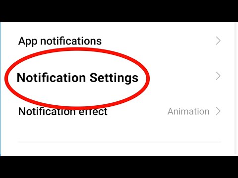 Redmi Notification Settings | Notification Settings In Redmi Note 10 Pro