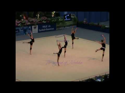 RUSSIA 5 hoops - 2009 Corbeil podium training (Saturday evening demo)