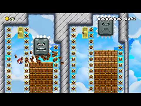Super Mario Maker 2 Groundpound Cancel Practice Level