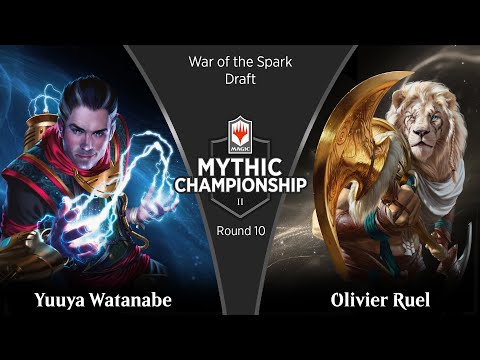 Round 10 (Draft): Yuuya Watanabe vs. Olivier Ruel - 2019 Mythic Championship II