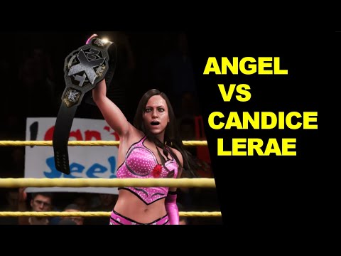 WWE 2K20 MyCaceer Angel vs Candice LeRae - Iron Woman