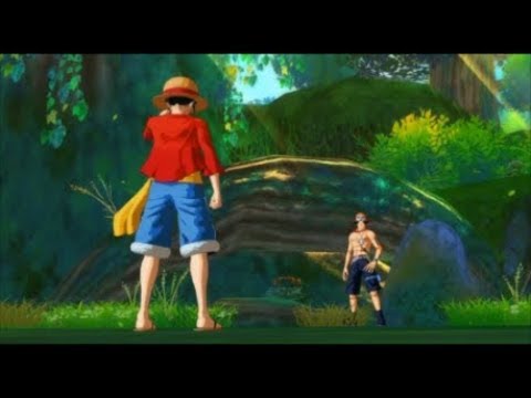 One Piece Unlimited World Red Deluxe Edition Cutscene Luffy challenges Ace